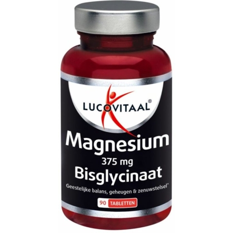 Lucovitaal Magnesium 375mg Bisglycinaat 90 tabletten