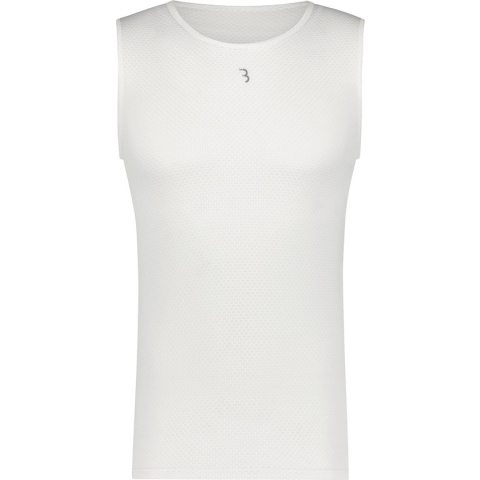 BBB Cycling Meshlayer Ondershirt Mouwloos - Onderkleding Wielrennen - Zonder Mouwen - Wit - Maat XS/S - BUW-10