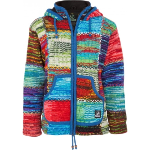 Gebreid Wollen Vest Dames met voering - M