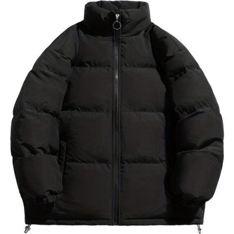 Xerolax Winterjas Voor Dames - Faux Fur Bontkraag - Parka - Jas - Winter - Volwassen - Zwart - Maat L