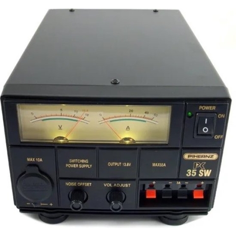 35 SW Geschakelde Voeding - Analoge Meter - 30A 9-15V