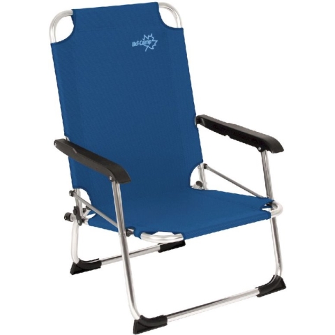 Bo-Camp Copa Rio Strandstoel - Opvouwbaar - Beach -  Ocean (blauw)