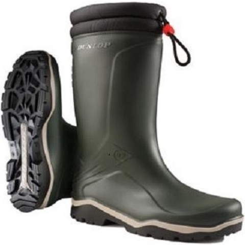 Blizzard Gevoerde Laars PVC Groen | Dunlop - K486061 | Maat 37