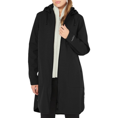 Regenjas Dames - Ilse Jacobsen Raincoat RAIN128 Black - Maat 38