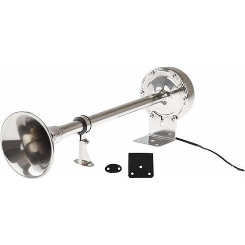 FES Marine Elektrische Scheepshoorn - Elektrische  Toeter - Boot toeter - boothoorn - 12 volt luchthoorn - RVS316 405mm