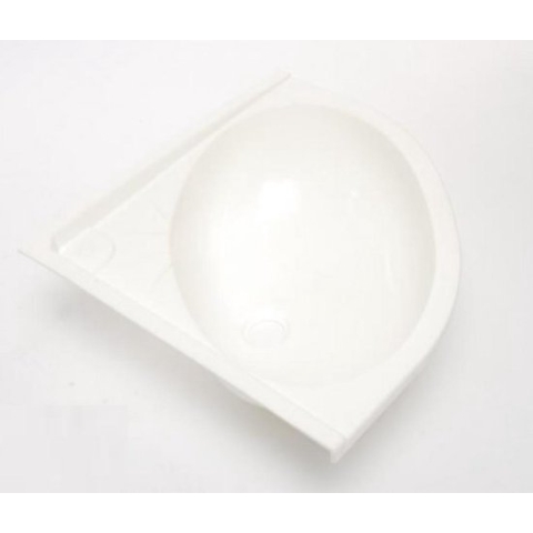 Hoekwasbak 34,5x34,5 cm