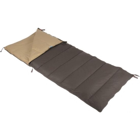 Polydaun Stern - Slaapzak met lakenzak - 210x85 cm - Antraciet