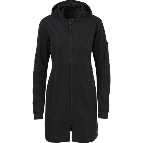 AGU Long Bomber Regenjas Urban Outdoor Dames - Zwart - S
