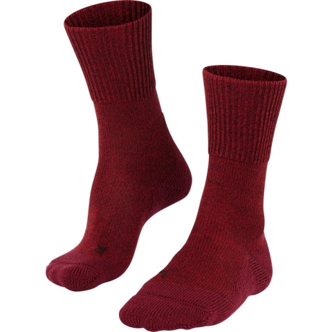 FALKE TK1 Adventure Wool Wandelen anti blaren, anti zweet merino wol sportsokken dames rood - Maat 39-40