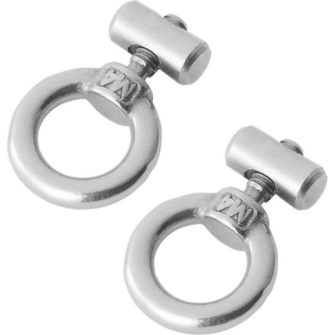Pro Plus Tentrail Eindstop Set - Ø 6-9 mm - RVS - 2 stuks