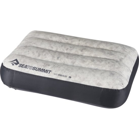 Sea To Summit Aeros Donzen Opblaasbaar Kussen Large Grey