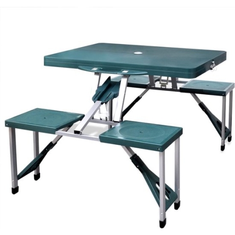 vidaXL-Campingtafel-met-vier-stoelen-extra-licht-aluminium-inklapbaar-(groen)