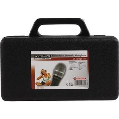 König KN-MIC50C - Dynamische Microfoon met Koffer - Zwart