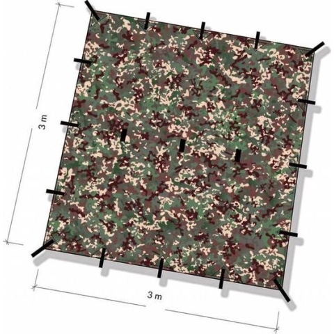 DD Hammocks Tarp 3x3 ‚Äì Multicam
