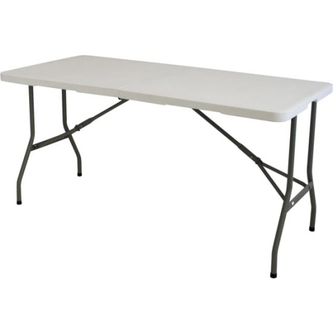 Eurotrail Pavillon M - Campingtafel - 180*75*75cm - Wit/Grijs