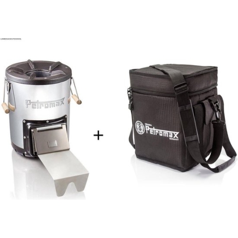 Petromax Rocket stove rf33 + Opberg-tas voor Petromax RF33 Rocket Stove