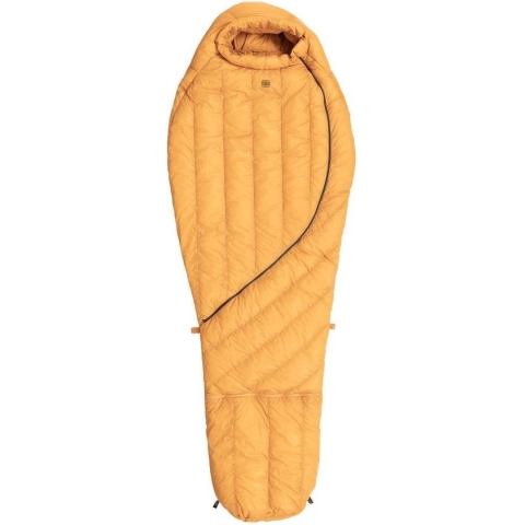 Turbat mummyslaapzak Ultar met gebogen ritssluiting -21°C - Geel