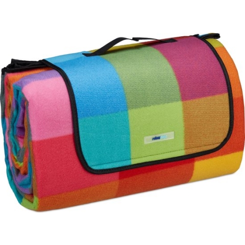 Relaxdays picknickkleed 200x300 - kleed park - fleecedeken - extra groot - buitenkleed