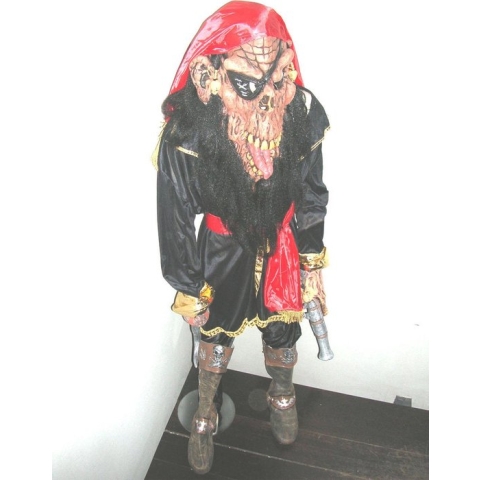 Zombie Piraat Kostuum | Volwassenen | One-Size | Halloween | Verkleedkleding