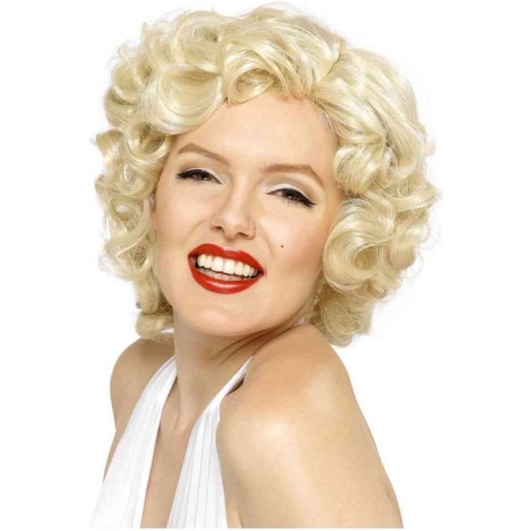 "Marilyn Monroe™-pruik voor dames - Verkleedpruik - One size"