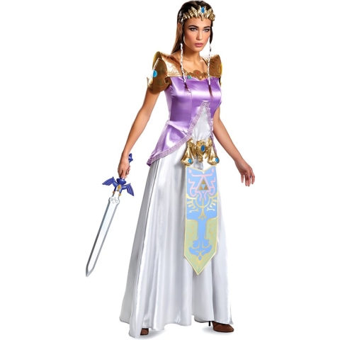 DISGUISE - Princess Zelda deluxe vrouwenkostuum - S