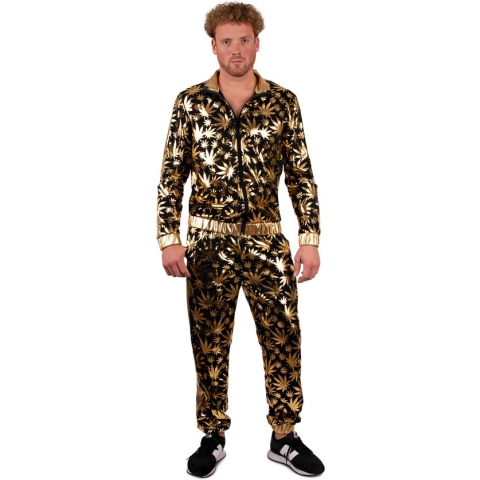 Trainingspak Cannabiz goud | Maat XXL