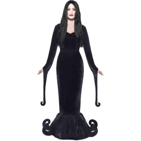 Morticia kostuum voor dames Halloween  - Verkleedkleding - Large