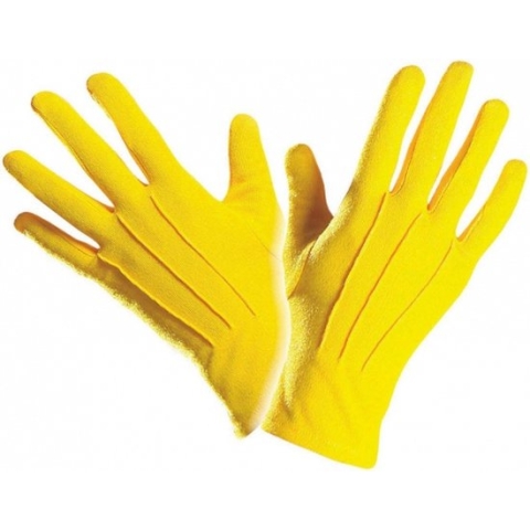 Gele handschoenen