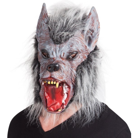 Boland - Latex hoofdmasker Weerwolf - Volwassenen - Weerwolf - Halloween en Horror
