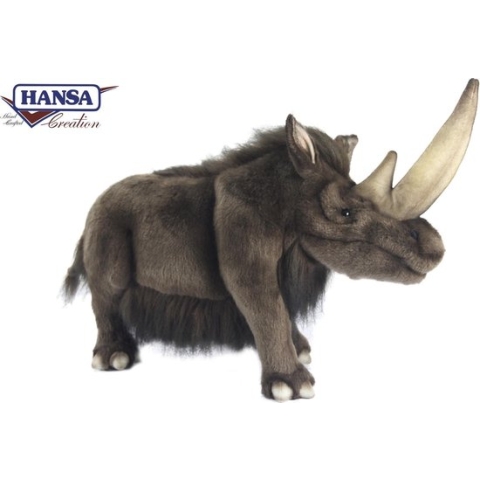 Wolharige neushoorn knuffel, Hansa