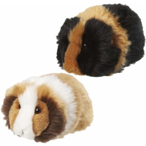2x stuks Cavia knuffels 13 cm in 2 kleuren combinaties