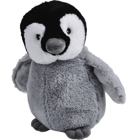 Wild Republic Knuffel Pinguïn Baby Ecokins Junior 30 Cm Pluche Grijs