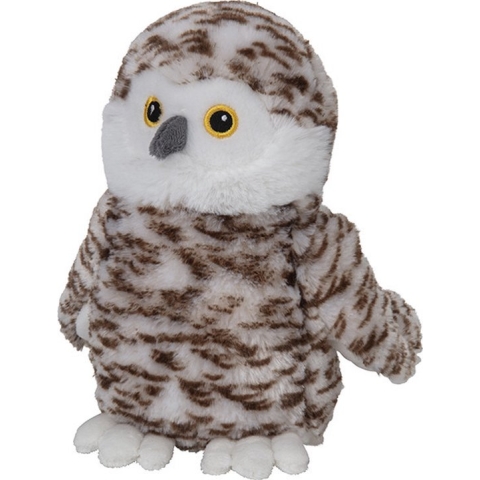 Pluche dieren knuffels Sneeuwuil van 22 cm - Knuffeldieren vogels speelgoed