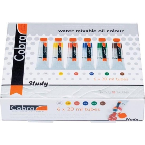 Olieverf - Starterset Klein - Watervermengbaar - Cobra Study