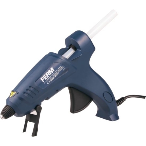 FERM Lijmpistool/Glue gun 75W – Druppelblokkering - Incl. 4 ⌀11.2mm x 150mm lijmsticks