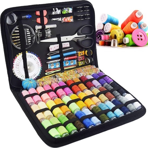 Sewing Set – Naaiset  Naaisetje – Luxe Naaisetje met opbergbox – Naaibox – Sewing kit