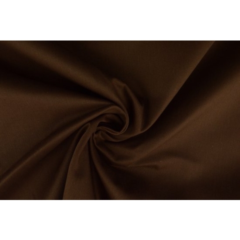 30 meter twill katoen - Bruin - 65% katoen - 35% polyester