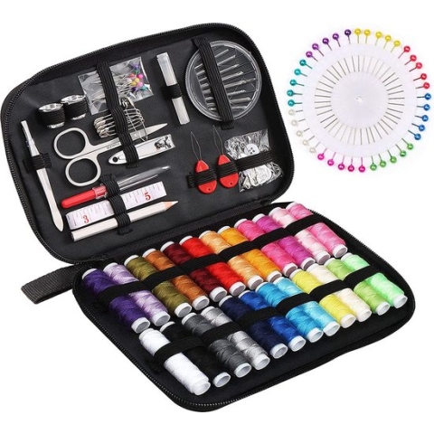 Sewing Set – Naaiset  Naaisetje – Luxe Naaisetje met opbergbox – Naaibox – Sewing kit