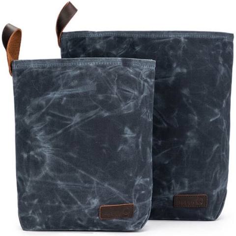 Della Q Canvas breitas 29,2x31,6-25,4x24,1cm blauw - 1x2st