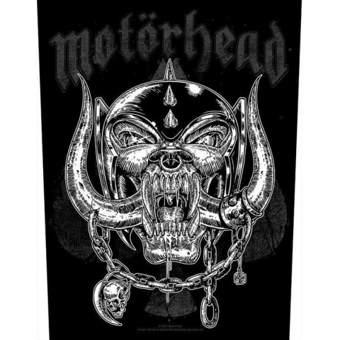 Motorhead Rugpatch Etched Iron Zwart