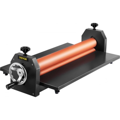 Vier rollen walsen lamineermachine koud 25,5 "650 mm handmatige lamineermachine Vinyl