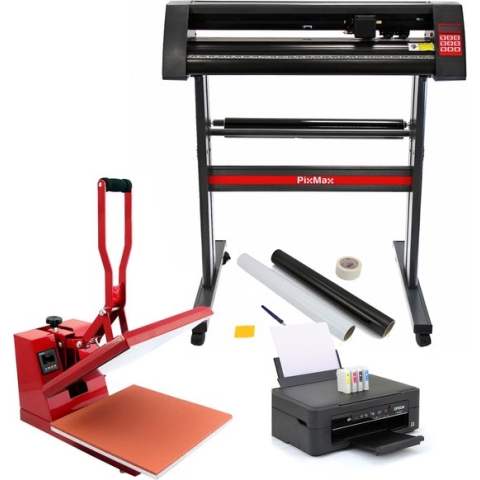 PixMax 38cm Hitte Pers,Vinyl Plotter, Printer, Starterbundel