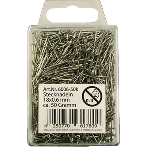 Kopspelden -  50 gram - Zilver - 18 mm