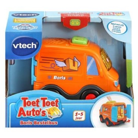 VTech Toet Toet Auto's Boris Bestelbus - Interactief Speelgoed - Licht- en Geluidseffecten - 1 tot 5 Jaar
