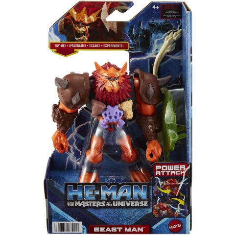 He-Man and the Masters of the Universe Motu Geanimeerd Deluxe Beast Man - Speelfiguur