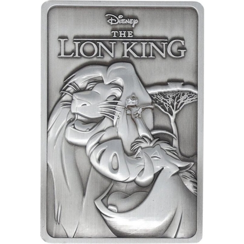 FaNaTtik The Lion King Verzamelobject Ingot Limited Edition Zilverkleurig