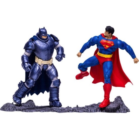 DC Comics: The Dark Knight Returns - Superman vs Batman 7 inch Action Figure Multipack