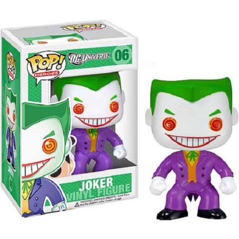 Funko Pop! Heroes DC Universe - The Joker #06 - Vaulted Figure Rare Zeldzaam + Gratis Protector