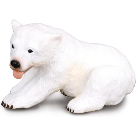 Collecta Wilde dieren (S): IJSBEERWELP zittend 5.6x4x3.5cm