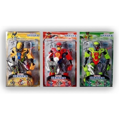 Earth heroes 18 cm (1 stuk) assorti
